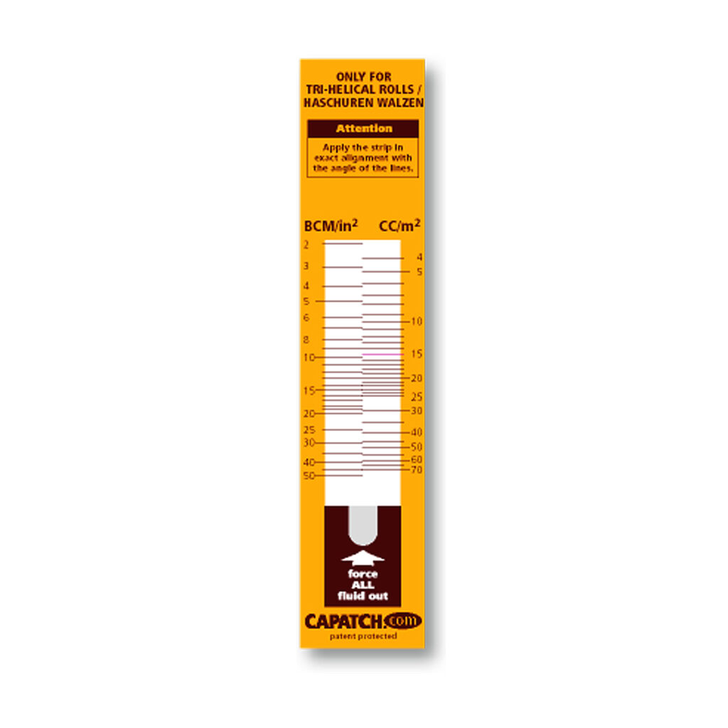 Capatch volume test strip (brown)
