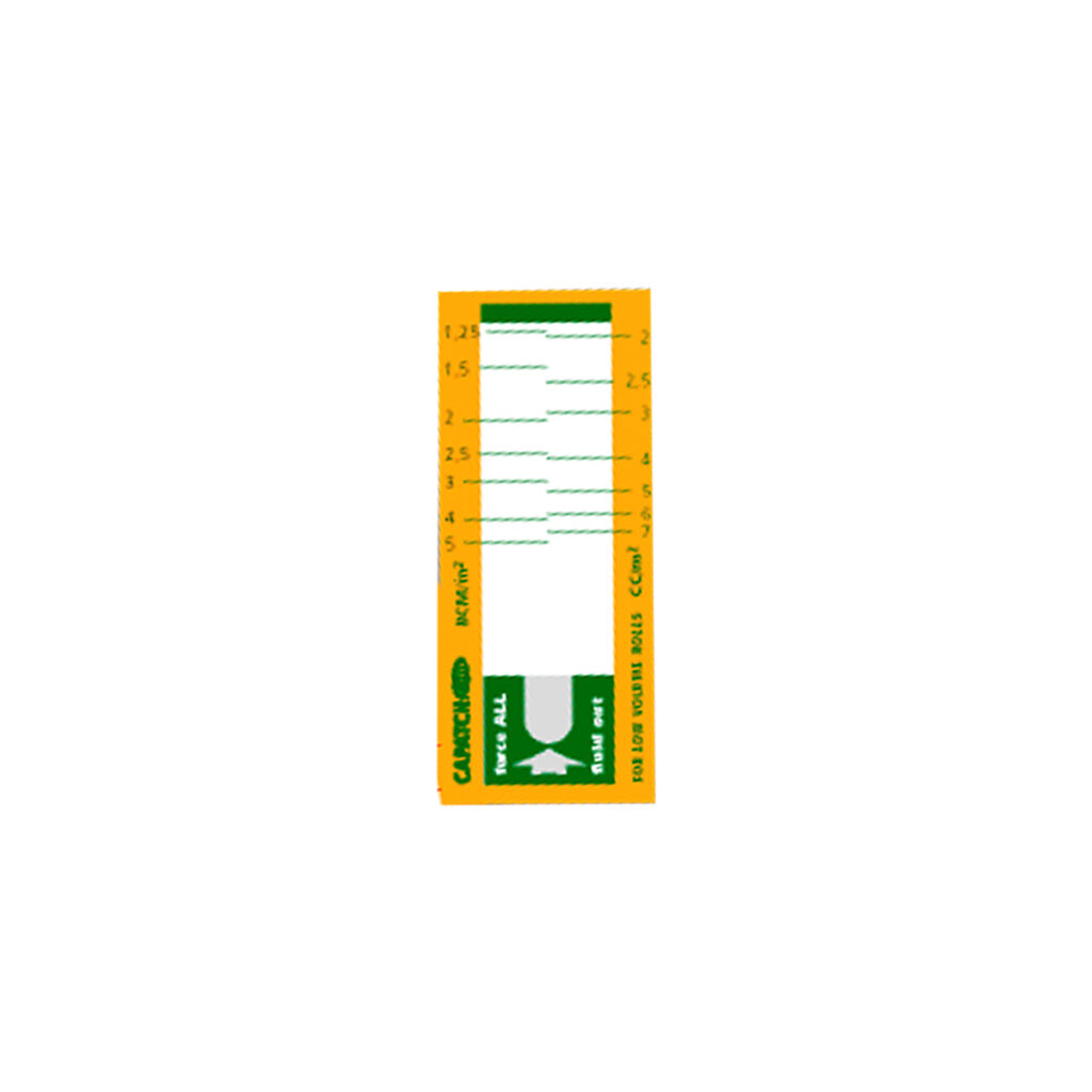 Capatch volume test strip (green)