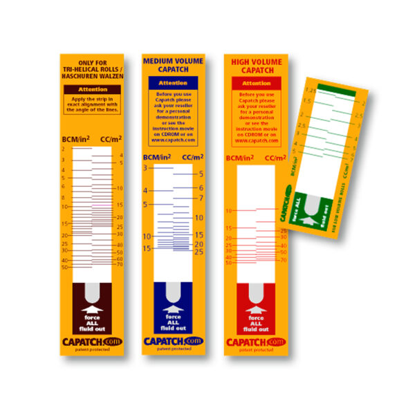 Capatch volume test strips