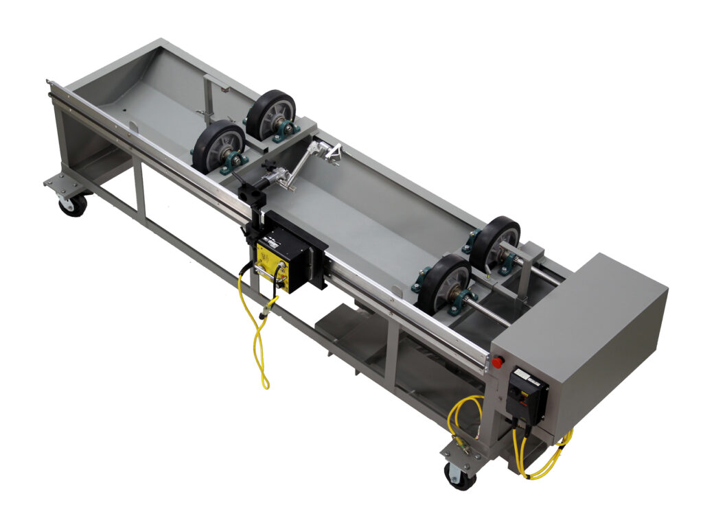 Heavy duty roll cart for off-press cleaning