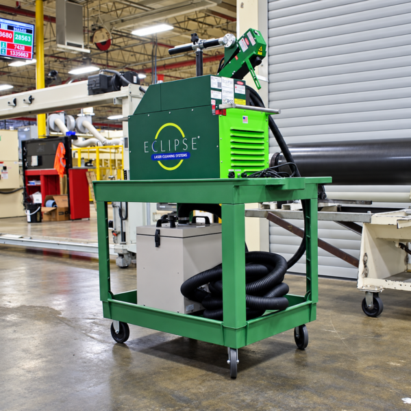 Eclipse Portable Laser System in a printing facility